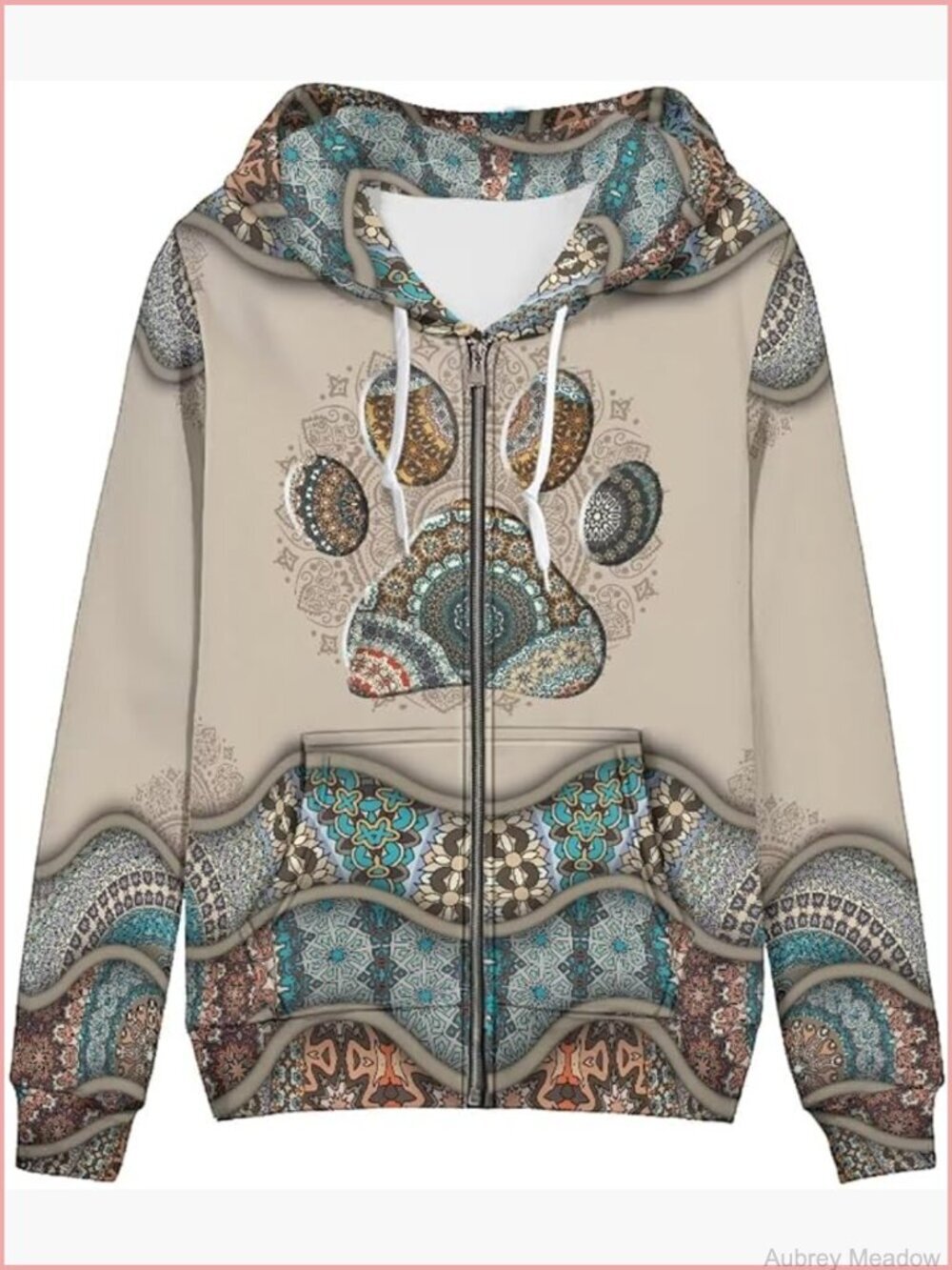 Y2K Zip Up Hoodie Oversized Vintage Cardigan Sweatshirt